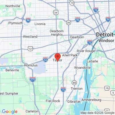Map to  office in Taylor, MI