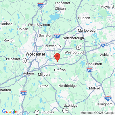 Map to  office in North Grafton, MA