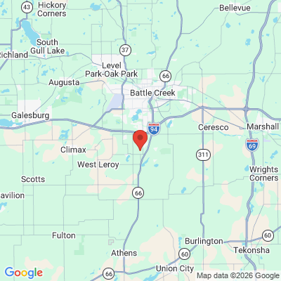 Map to  office in Battle Creek, MI