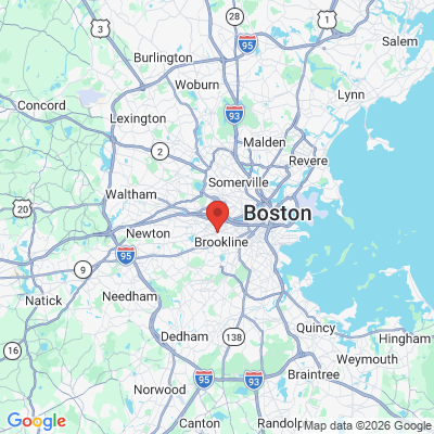 Map to  office in Brookline, MA