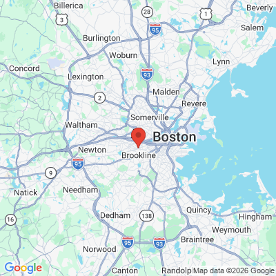 Map to  office in Brookline, MA