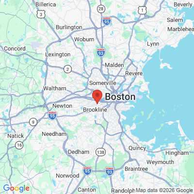 Map to  office in Brookline, MA
