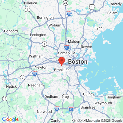 Map to  office in Brookline, MA