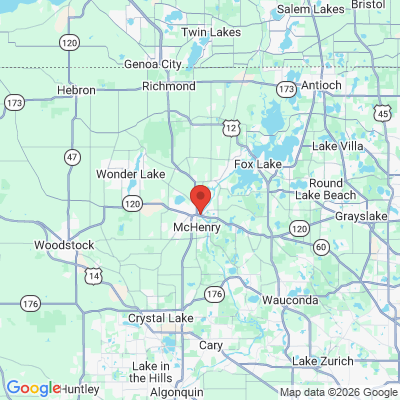Map to  office in Mc Henry, IL