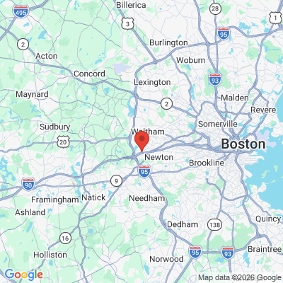 Map to  office in Auburndale, MA