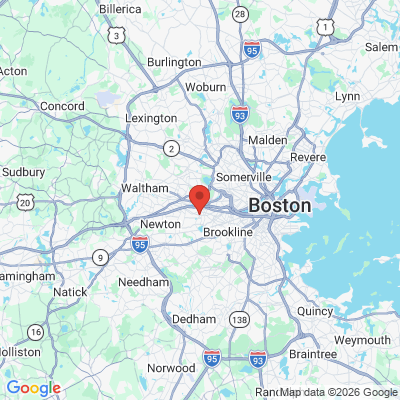 Map to  office in Brighton, MA
