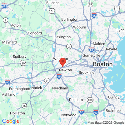 Map to  office in West Newton, MA