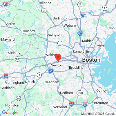 Map to  office in Newtonville, MA