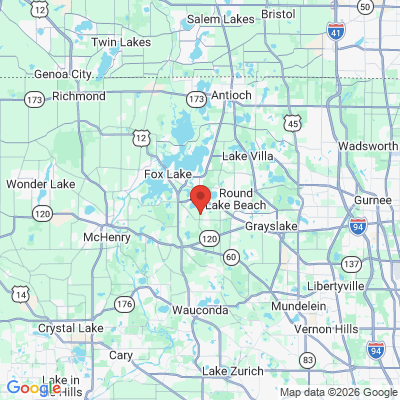 Map to  office in Round Lake, IL