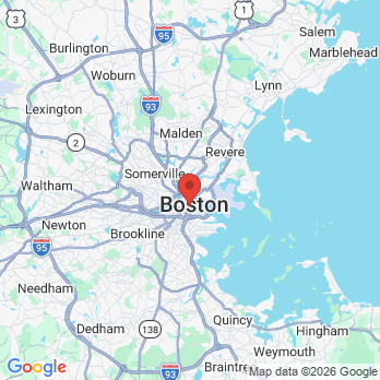 Map to Tend office in Boston, MA