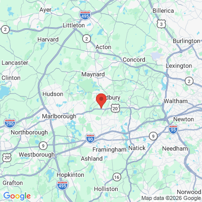 Map to  office in Sudbury, MA