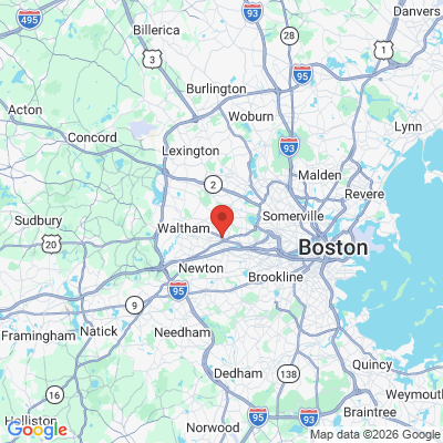Map to  office in Watertown, MA