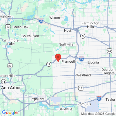 Map to  office in Plymouth, MI