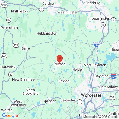 Map to  office in Rutland, MA