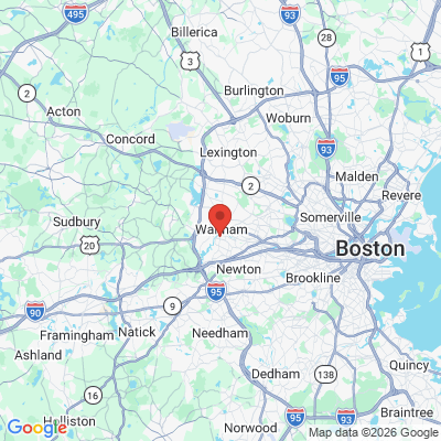 Map to  office in Waltham, MA