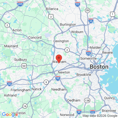 Map to  office in Waltham, MA