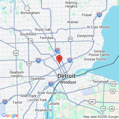 Map to  office in Detroit, MI