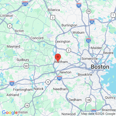 Map to  office in Waltham, MA