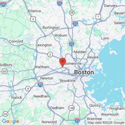 Map to  office in Cambridge, MA