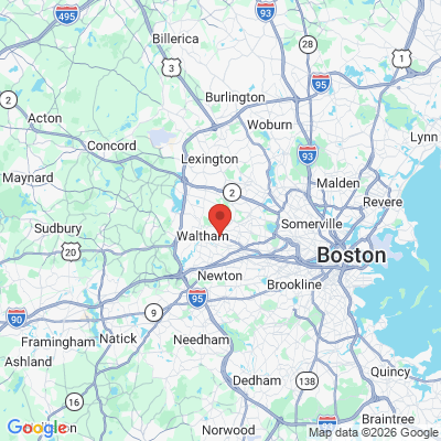 Map to  office in Waltham, MA