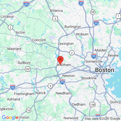 Map to  office in Waltham, MA