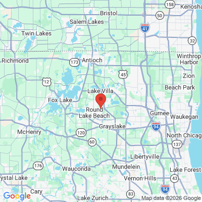 Map to  office in Round Lake, IL