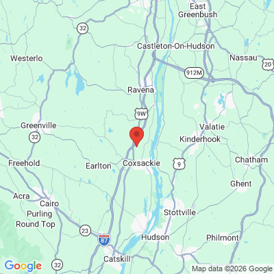 Map to  office in West Coxsackie, NY