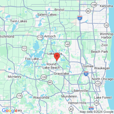 Map to  office in Round Lake Beach, IL