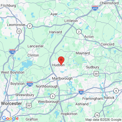 Map to  office in Hudson, MA