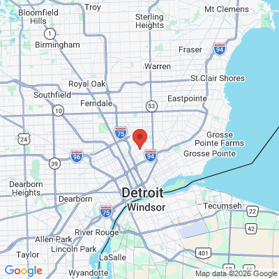 Map to  office in Hamtramck, MI