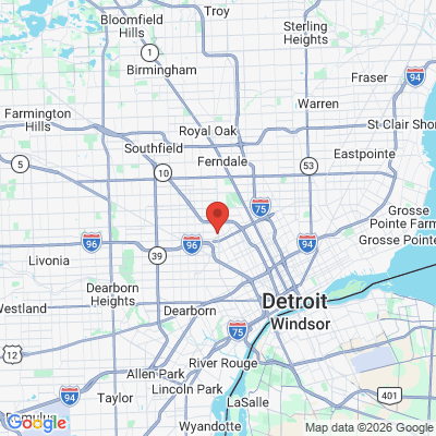 Map to  office in Detroit, MI