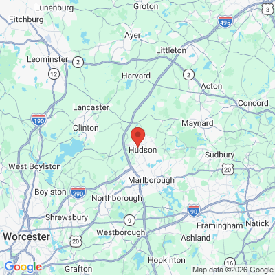 Map to  office in Hudson, MA