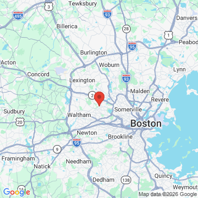 Map to  office in Belmont, MA