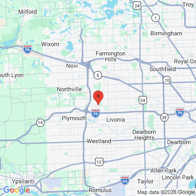 Map to  office in Livonia, MI