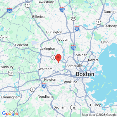Map to  office in Belmont, MA