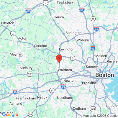 Map to  office in Waltham, MA