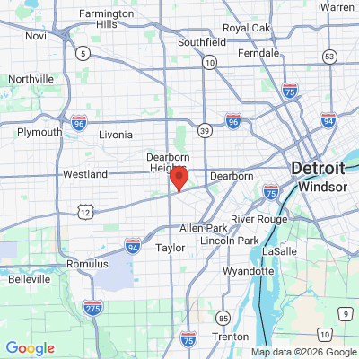 Map to  office in Dearborn, MI