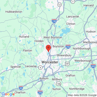 Map to  office in Worcester, MA