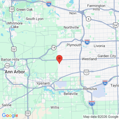 Map to  office in Canton, MI