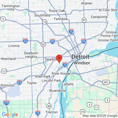 Map to  office in Dearborn, MI
