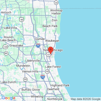 Map to  office in Great Lakes, IL
