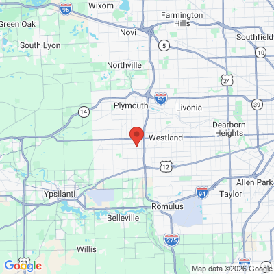 Map to  office in Canton, MI