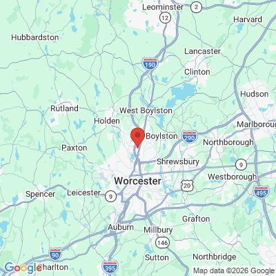 Map to  office in Worcester, MA