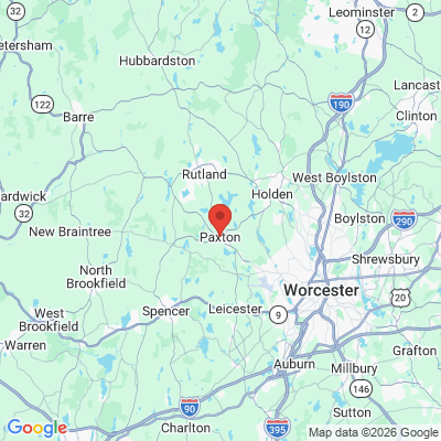 Map to  office in Paxton, MA