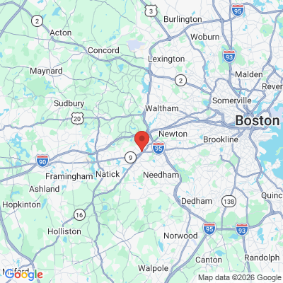 Map to  office in Wellesley, MA