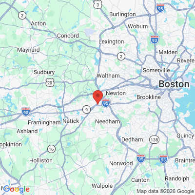 Map to  office in Wellesley Family Dental