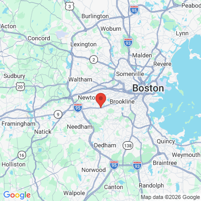 Map to  office in Chestnut Hill, MA