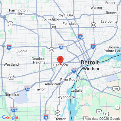 Map to  office in Dearborn, MI