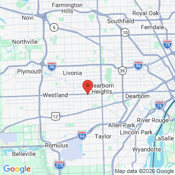Map to Primary Office office in Garden City, MI