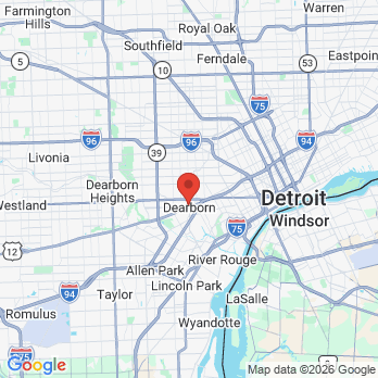 Map to Dearborn Family Smiles office in Dearborn, MI